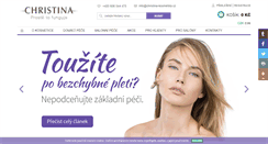 Desktop Screenshot of christina-kosmetika.cz