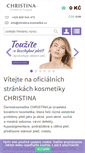 Mobile Screenshot of christina-kosmetika.cz